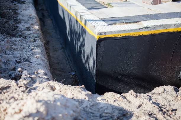 Professional Waterproofing technician working in New Albany, OH